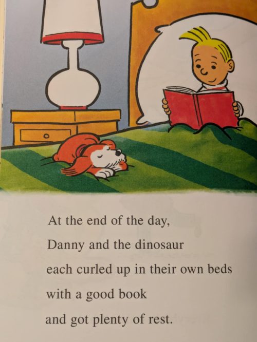 Syd Hoff’s Danny and the Dinosaur the big sneeze